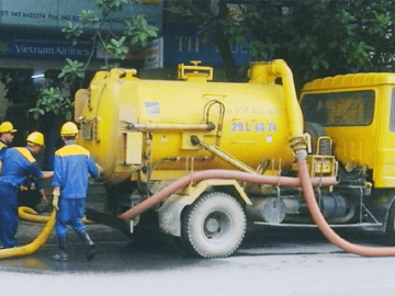 Hút hầm cầu, bể phốt